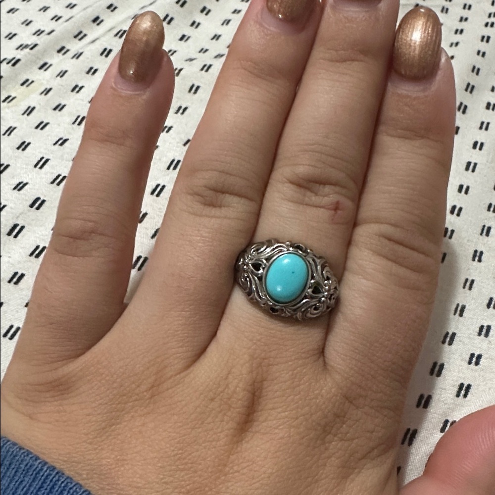 Turquoise Silver Ring